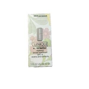 Clinique Even Better Makeup CN 40 Cream Chamois SPF 15 Evens & Corrects New